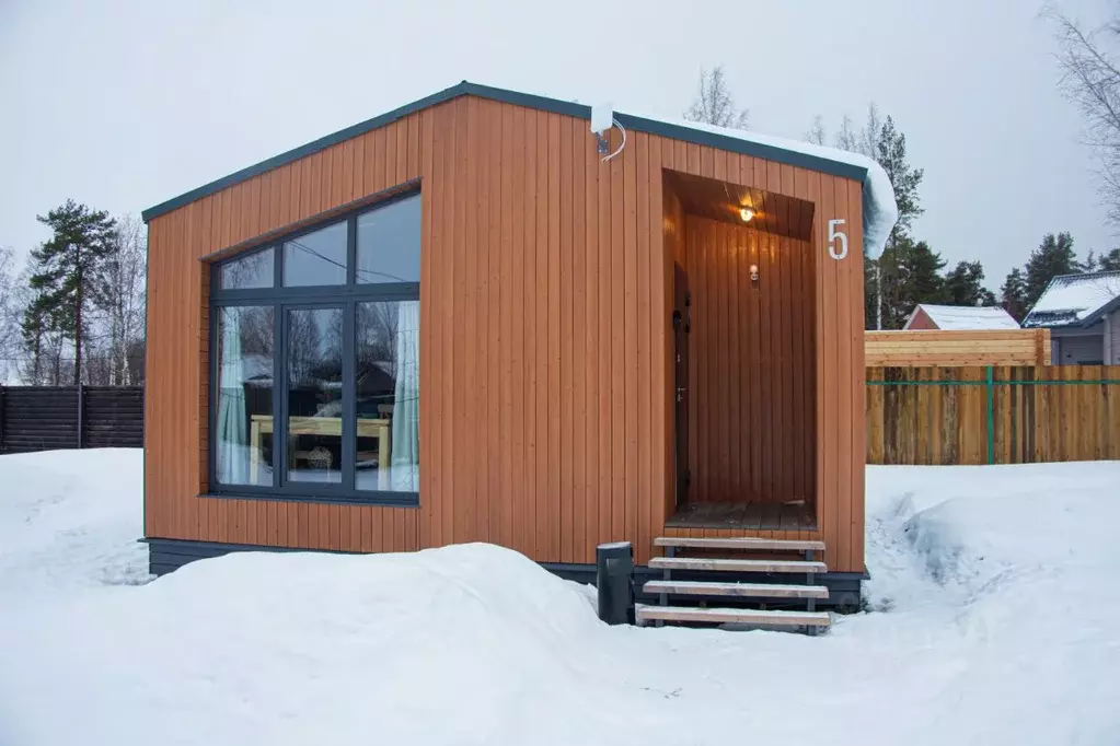 Дом в Ленинградская область, Приозерский район, Красноозерное с/пос, ... - Фото 1