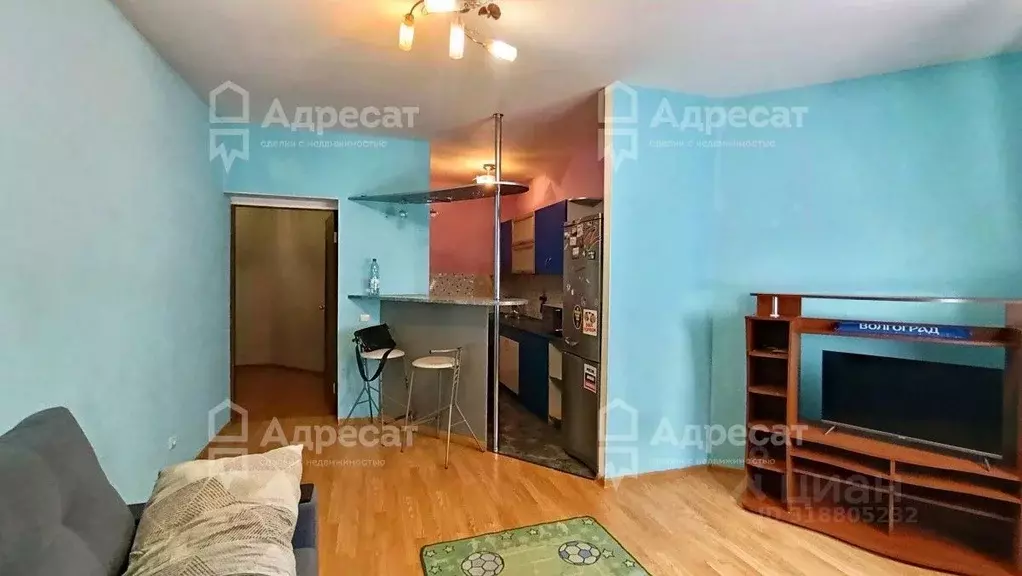 1-к кв. Волгоградская область, Волгоград ул. Генерала Шумилова, 30 ... - Фото 1