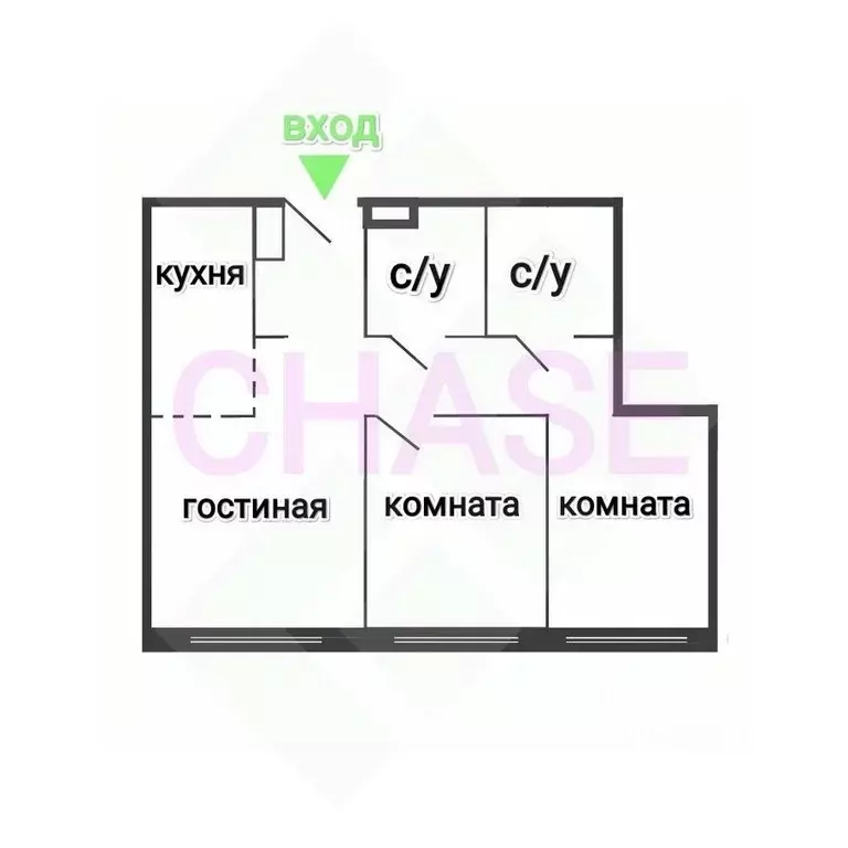 3-к кв. Москва просп. Генерала Дорохова, 39к2М (67.0 м) - Фото 1