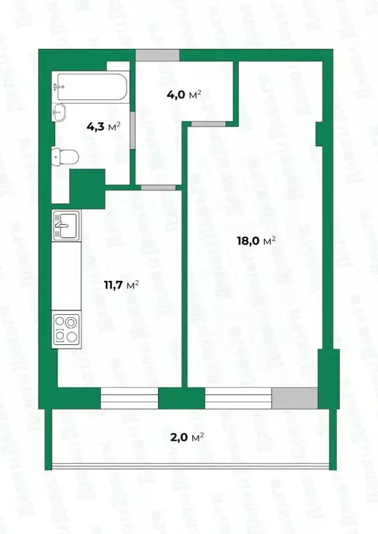 1-к кв. Кировская область, Киров ул. Орджоникидзе, 2б (40.9 м) - Фото 0