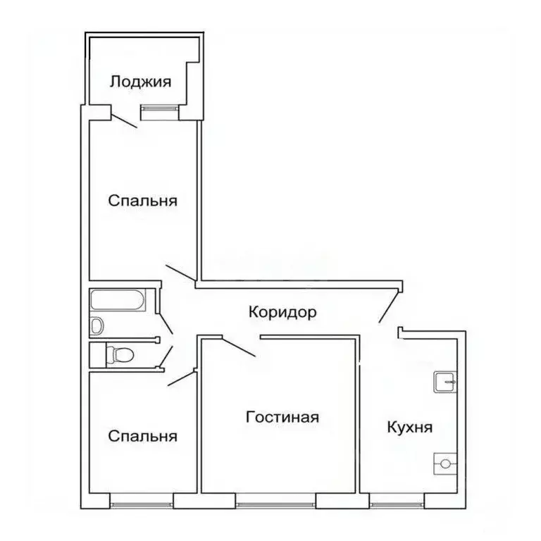 3-к кв. Татарстан, Казань ул. Заслонова, 40к2 (82.1 м) - Фото 1