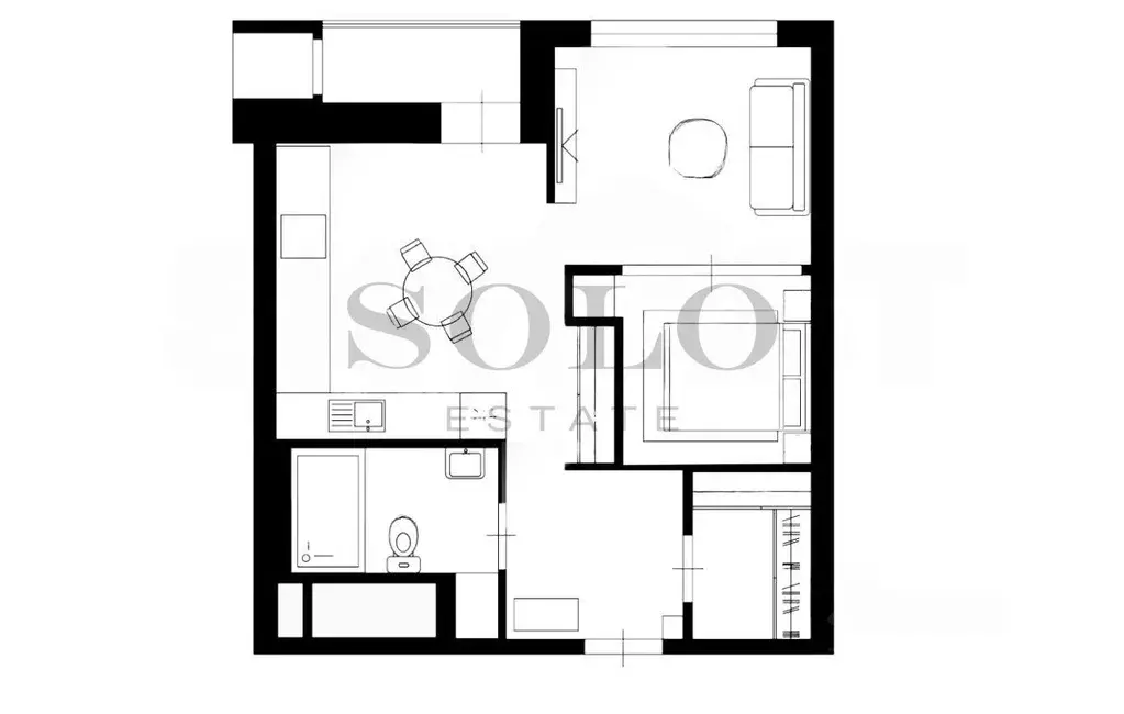 1-к кв. Москва Мантулинская ул., 9к2 (41.5 м) - Фото 2