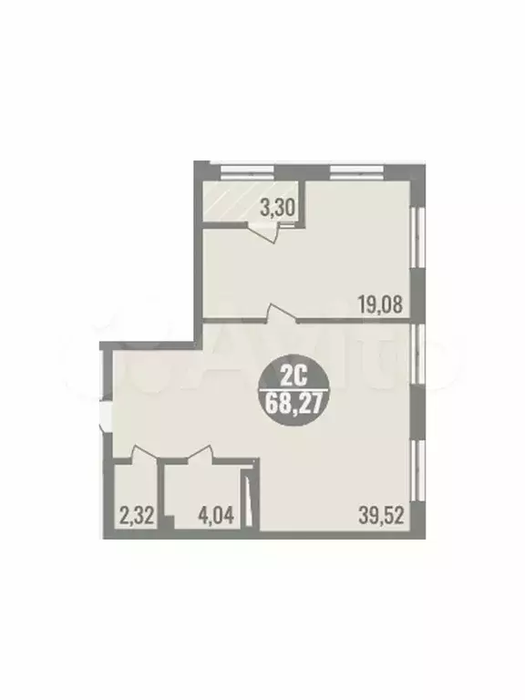 3-к. квартира, 68 м, 3/12 эт. - Фото 0