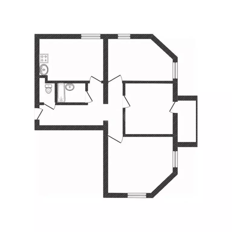 3-к кв. Смоленская область, Смоленский муниципальный округ, с. Печерск ... - Фото 2