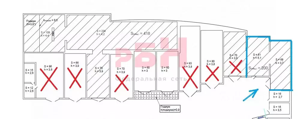 Склад в Свердловская область, Екатеринбург ул. 40-летия Комсомола, 36Б ... - Фото 2