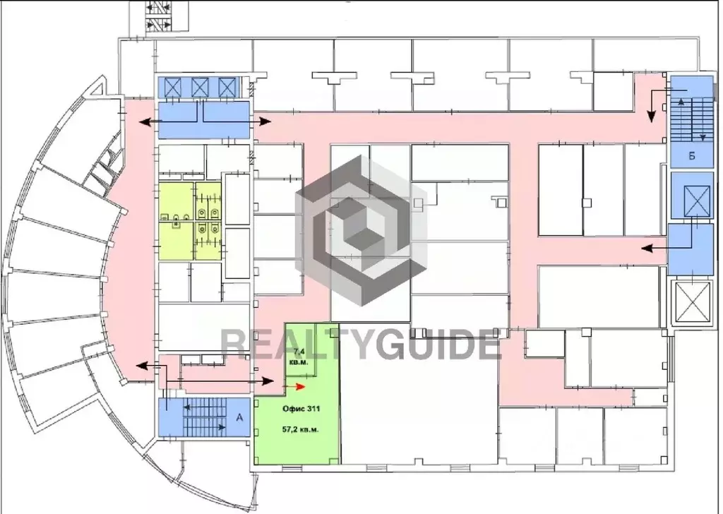 Офис в Москва Люблинская ул., 141 (65 м) - Фото 1