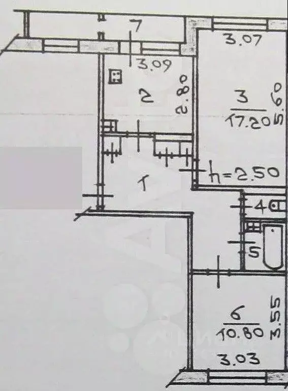 2-к кв. Чувашия, Чебоксары ул. Ахазова, 3 (55.7 м) - Фото 1