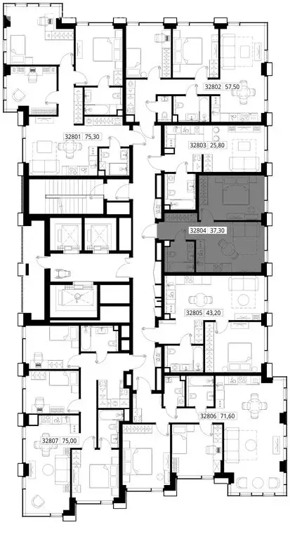 1-комнатная квартира: Москва, ЖК Ситизен, к3 (37.3 м) - Фото 1