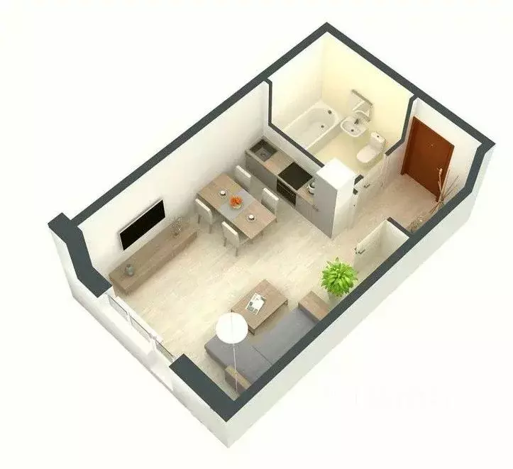 Студия Оренбургская область, Оренбург Советская ул., 126 (17.0 м) - Фото 2