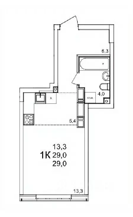 1-к кв. Нижегородская область, Нижний Новгород д. Анкудиновка, КМ ... - Фото 1