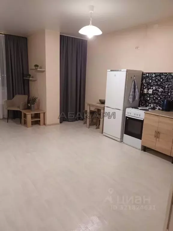 Студия Красноярский край, Красноярск ул. Петра Ломако, 14 (44.0 м) - Фото 2