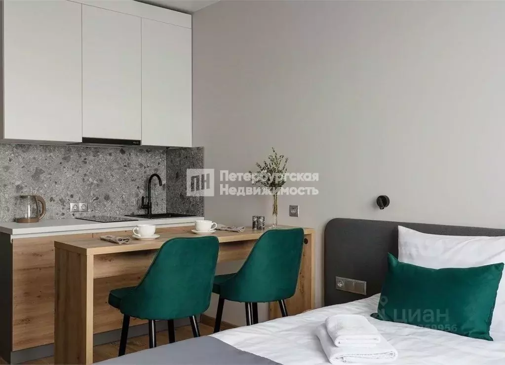 Студия Санкт-Петербург дор. На Турухтанные острова, 5к1 (25.0 м) - Фото 1