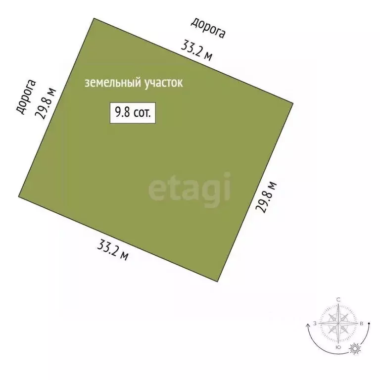 Участок в Саха (Якутия), Мегино-Кангаласский улус, Нижний Бестях пгт  ... - Фото 1