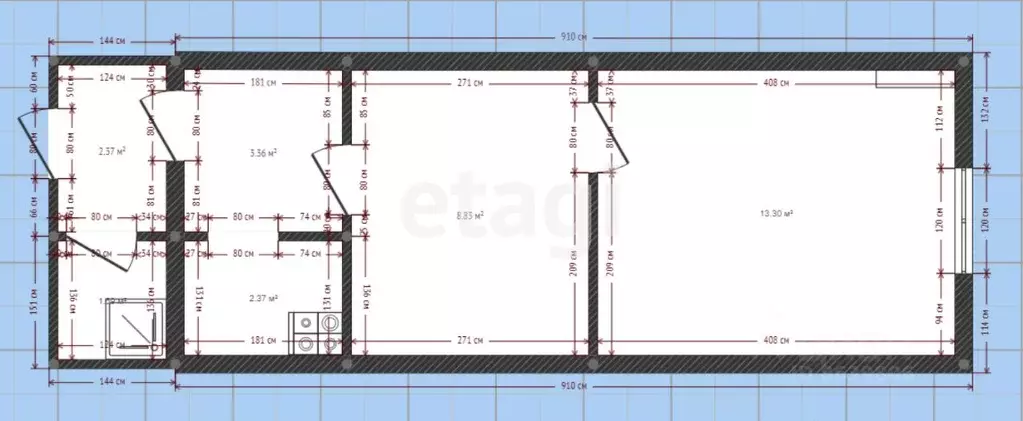 2-к кв. Крым, Сакский район, Ореховское с/пос, с. Михайловка ул. ... - Фото 2