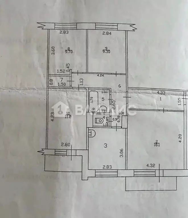 4-к кв. Алтайский край, Бийск Стахановская ул., 10 (75.3 м) - Фото 2
