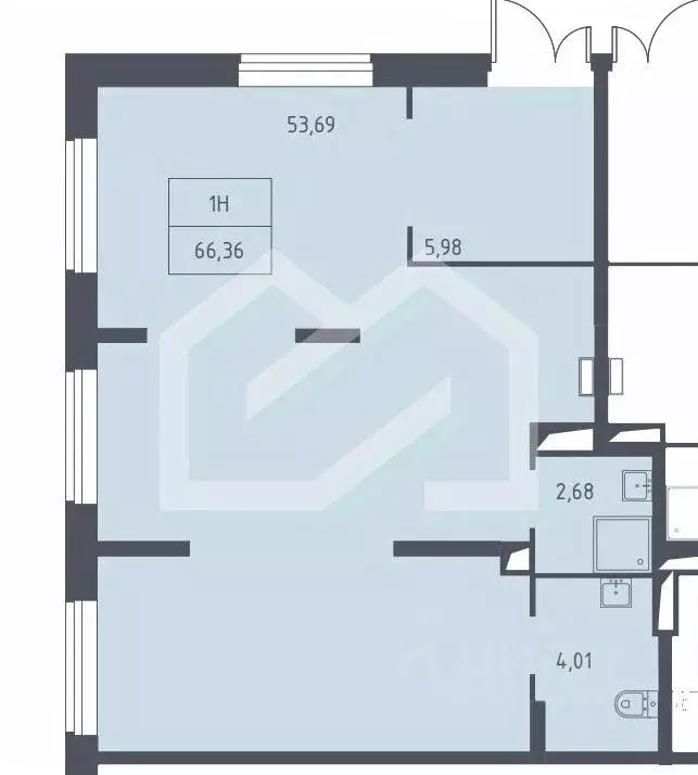 Торговая площадь в Москва ул. Аэростатная, 6к4 (66 м) - Фото 2