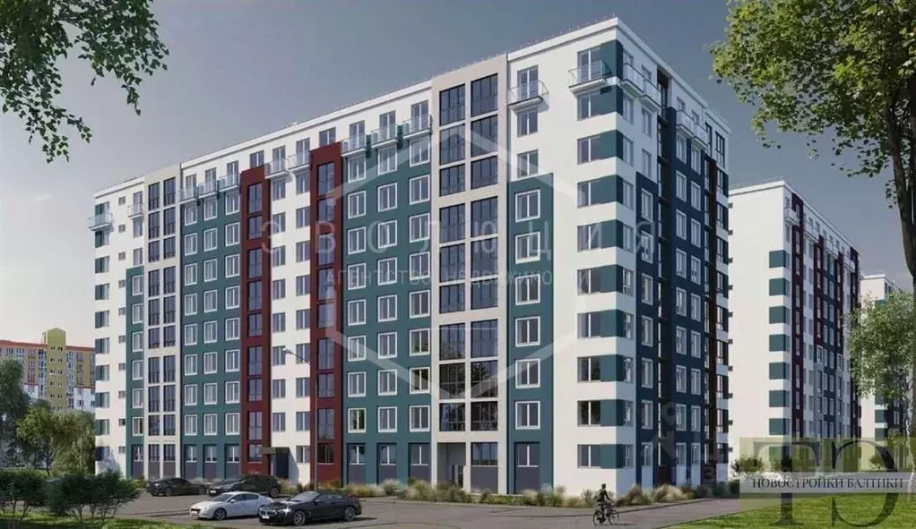 2-к кв. Калининградская область, Калининград Петровский мкр,  (55.78 ... - Фото 2