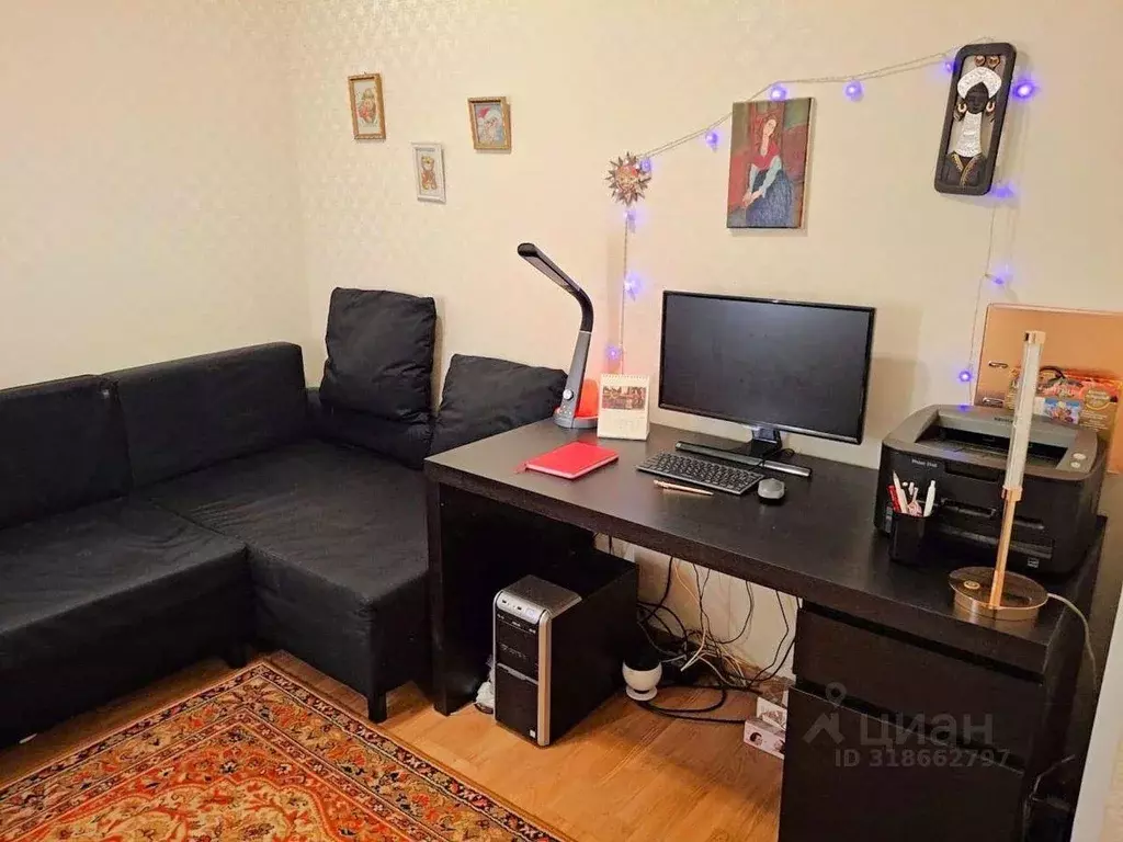 Квартира, 1 комната, 55.1 м - Фото 1