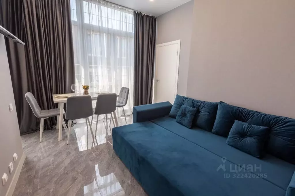 1-к кв. Краснодарский край, Сочи Сириус пгт, ул. Таврическая (32.0 м) - Фото 2