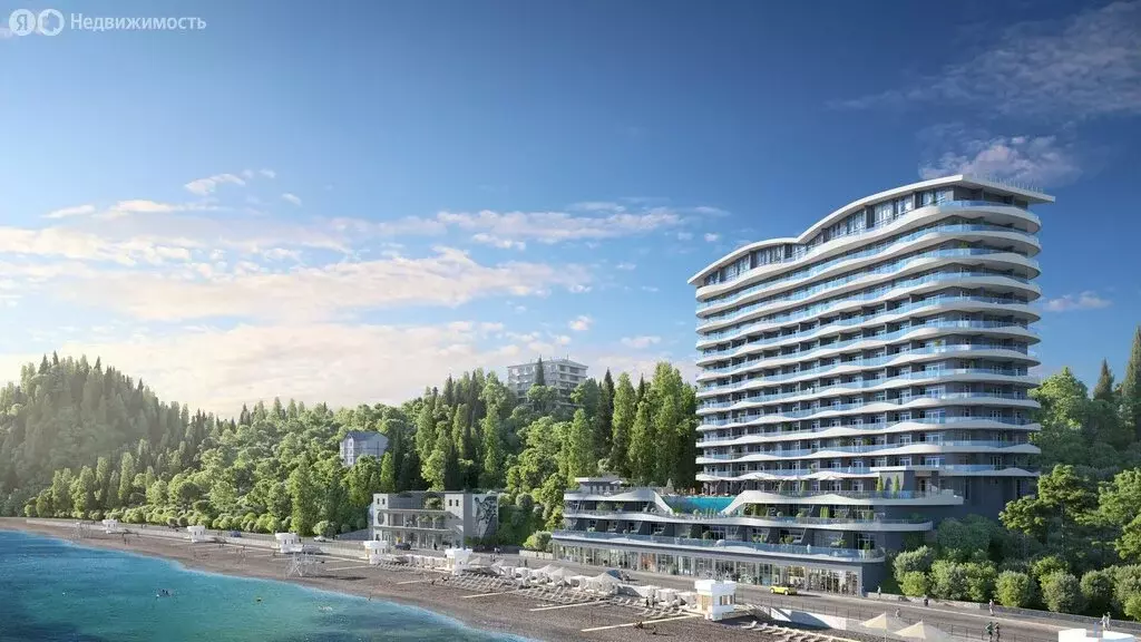 Квартира-студия: Алушта, Набережная улица, 18 (39.6 м) - Фото 0