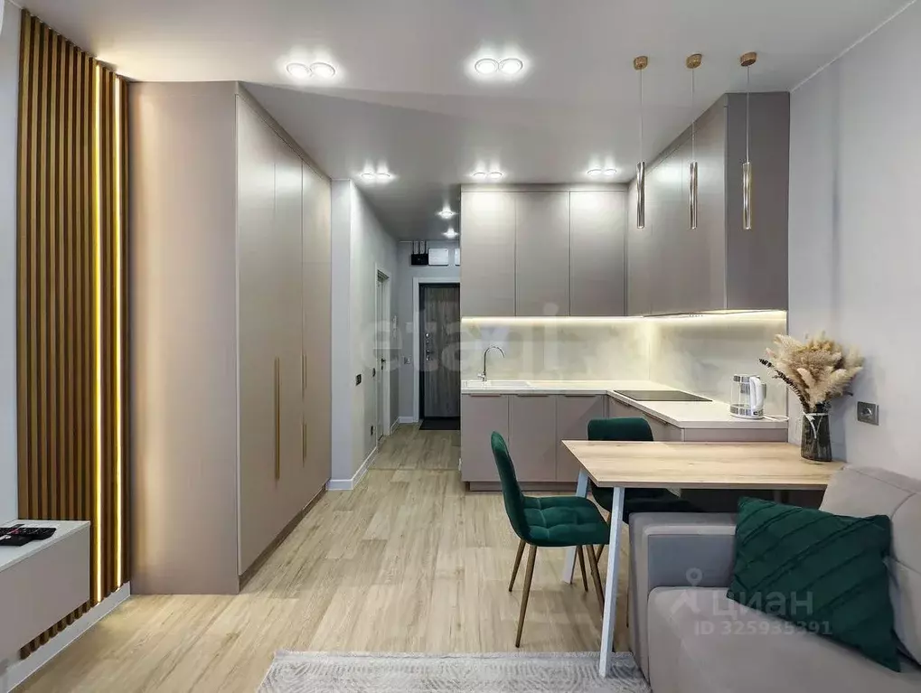 Студия Тюменская область, Тюмень ул. Ю.-Р.Г. Эрвье, 38 (28.0 м) - Фото 1