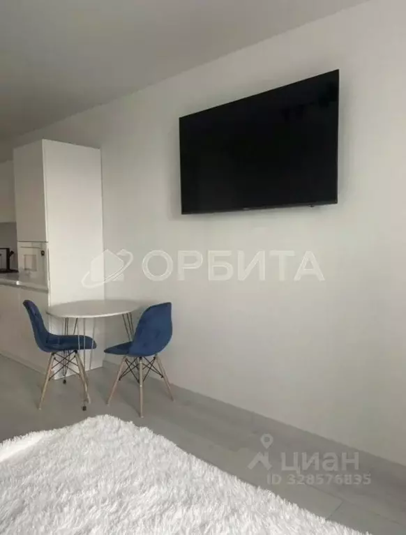 Студия Тюменская область, Тюмень ул. Раушана Абдуллина, 6 (32.8 м) - Фото 2