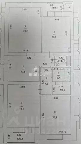 3-к кв. Ханты-Мансийский АО, Ханты-Мансийск ул. Чехова, 19 (102.0 м) - Фото 1