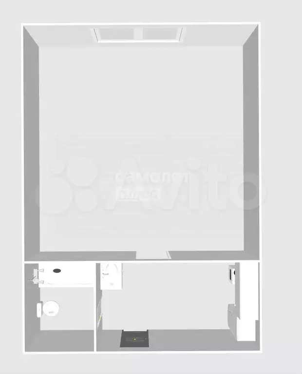 Квартира-студия, 18,4 м, 1/5 эт. - Фото 1