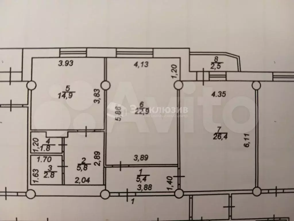 2-к. квартира, 80 м, 2/12 эт. - Фото 0