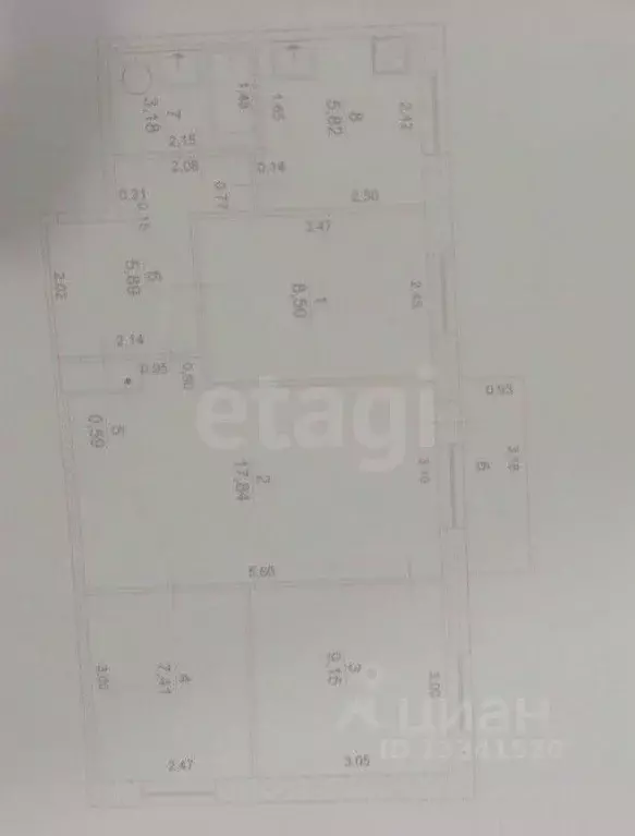 4-к кв. Ульяновская область, Ульяновск ул. Рябикова, 52 (58.4 м) - Фото 2