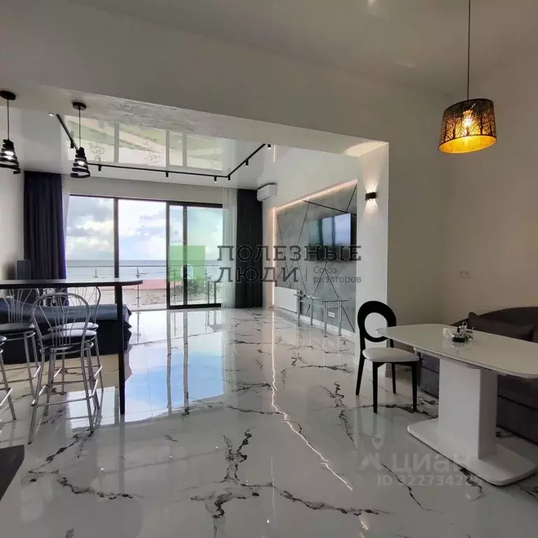 Студия Севастополь ул. Пляж Омега, 39с1 (74.0 м) - Фото 1