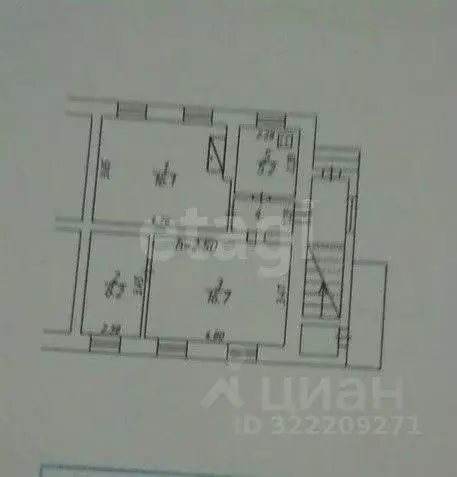 3-к кв. Калужская область, пос. Ферзиково ул. Пионерская, 19 (49.0 м) - Фото 1