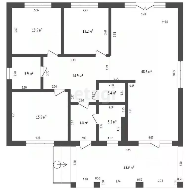 Дом в Ростовская область, Батайск ул. Мира (155 м) - Фото 1