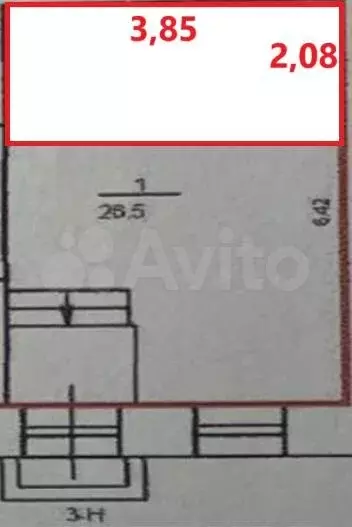 1 этаж, ремонт, на трафике, хвс гвс 15кВт, 8м2 - Фото 0