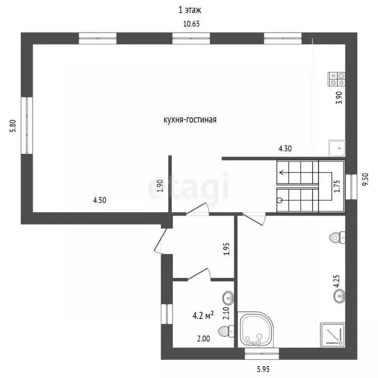 Дом в Тюменская область, Тобольск 12-й мкр,  (160 м) - Фото 2