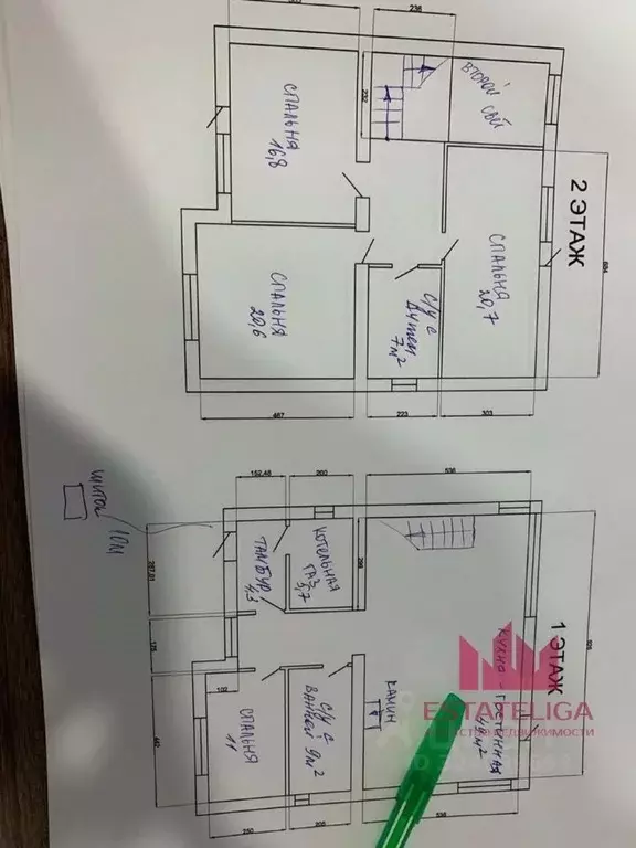 Коттедж в Московская область, Чехов муниципальный округ, д. Волосово ... - Фото 2