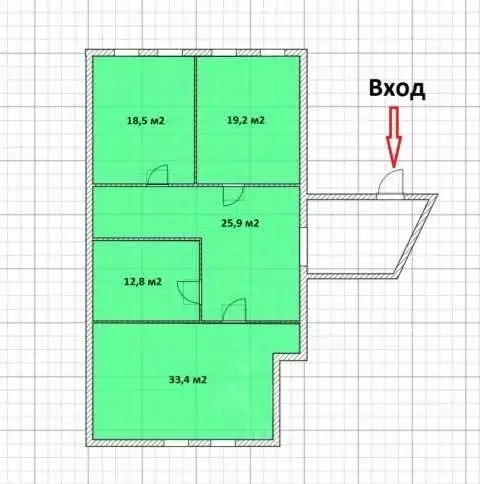 Офис в Нижегородская область, Нижний Новгород Сергиевская ул., 25 (110 ... - Фото 1