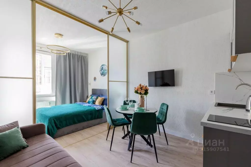 Студия Санкт-Петербург Богатырский просп., 2А (40.0 м) - Фото 0