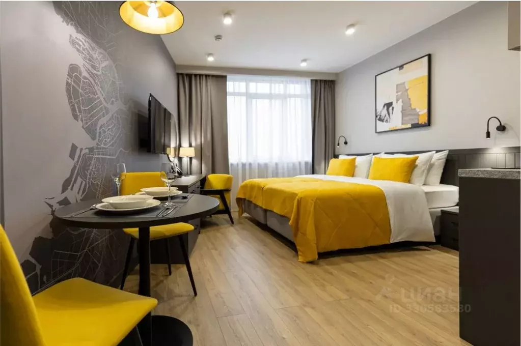 Студия Санкт-Петербург Ташкентская ул., 6к2 (23.6 м) - Фото 1