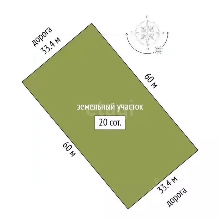 Участок в Мордовия, с. Кочкурово  (20.0 сот.) - Фото 1