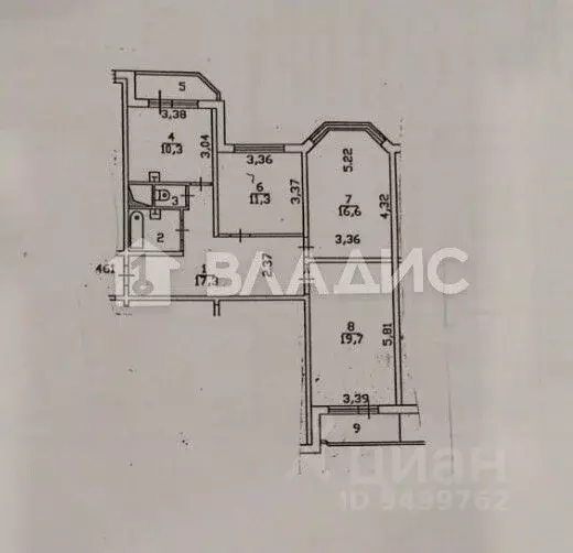 3-к кв. Московская область, Химки Молодежная ул., 70 (79.9 м) - Фото 1