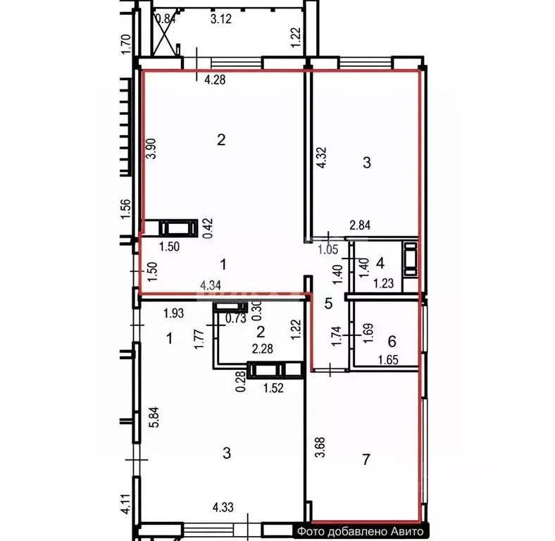 2-к кв. Челябинская область, Челябинск Ярославская ул., 13А (60.0 м) - Фото 2