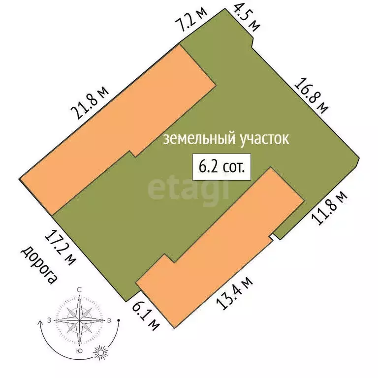 Дом в Ялуторовск, Тобольская улица (161 м) - Фото 1