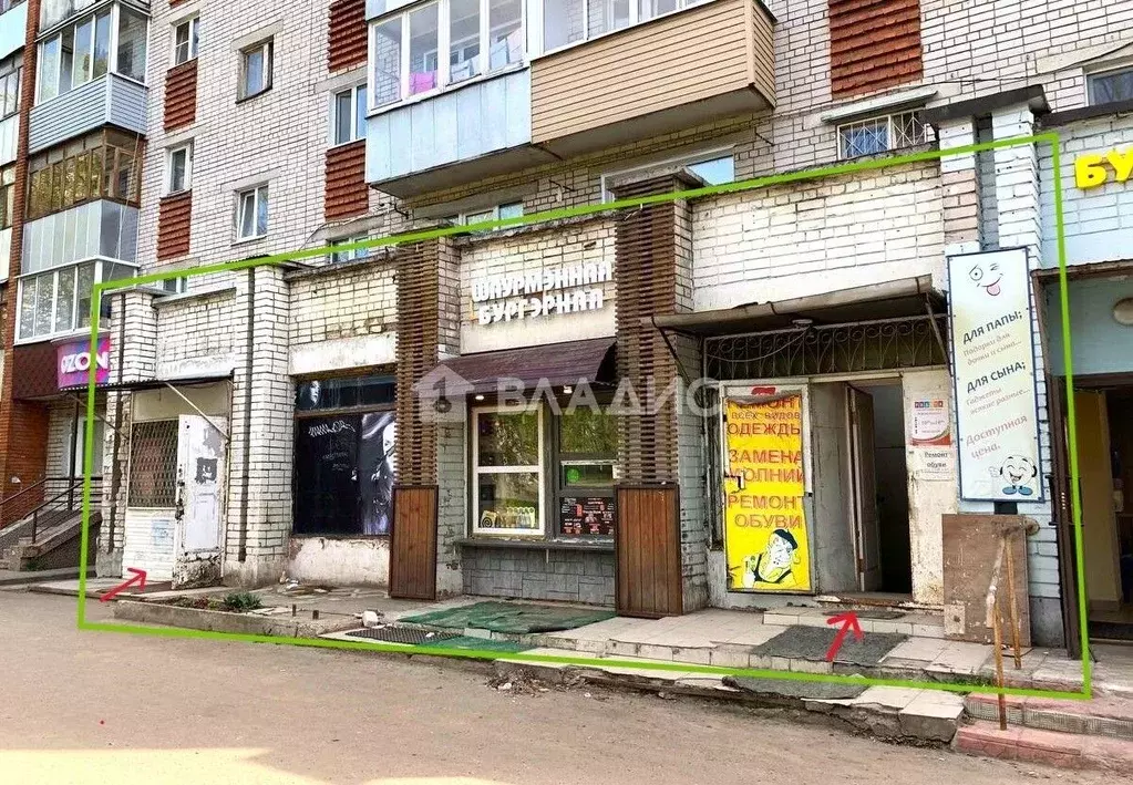 Торговая площадь в Ивановская область, Иваново ул. Ермака, 11 (110 м) - Фото 1