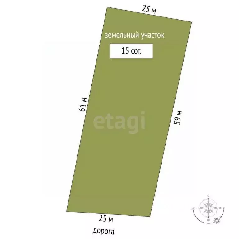 Участок в Калужская область, Калуга городской округ, д. Андреевское  ... - Фото 2