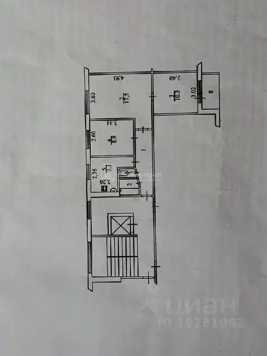 3-к кв. Владимирская область, Ковров ул. Зои Космодемьянской, 28 (53.3 ... - Фото 2