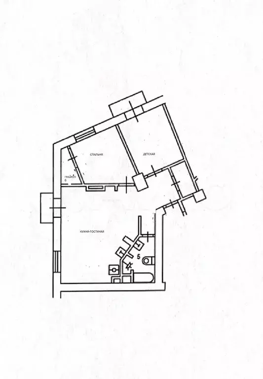 3-к. квартира, 65 м, 3/4 эт. - Фото 0