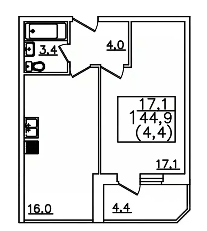 1-к кв. Ставропольский край, Пятигорск Бештау мкр, Алые Паруса жилой ... - Фото 1