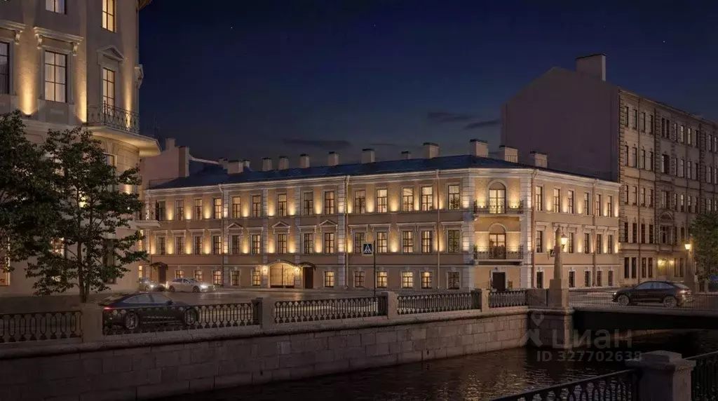 1-к кв. Санкт-Петербург наб. Канала Грибоедова, 84 (42.9 м) - Фото 1