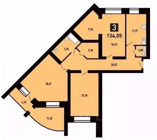 3-к кв. Красноярский край, Красноярск ул. Копылова, 19 (137.5 м) - Фото 0